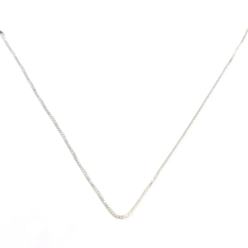 Ezüst Kocka lánc 50cm 1