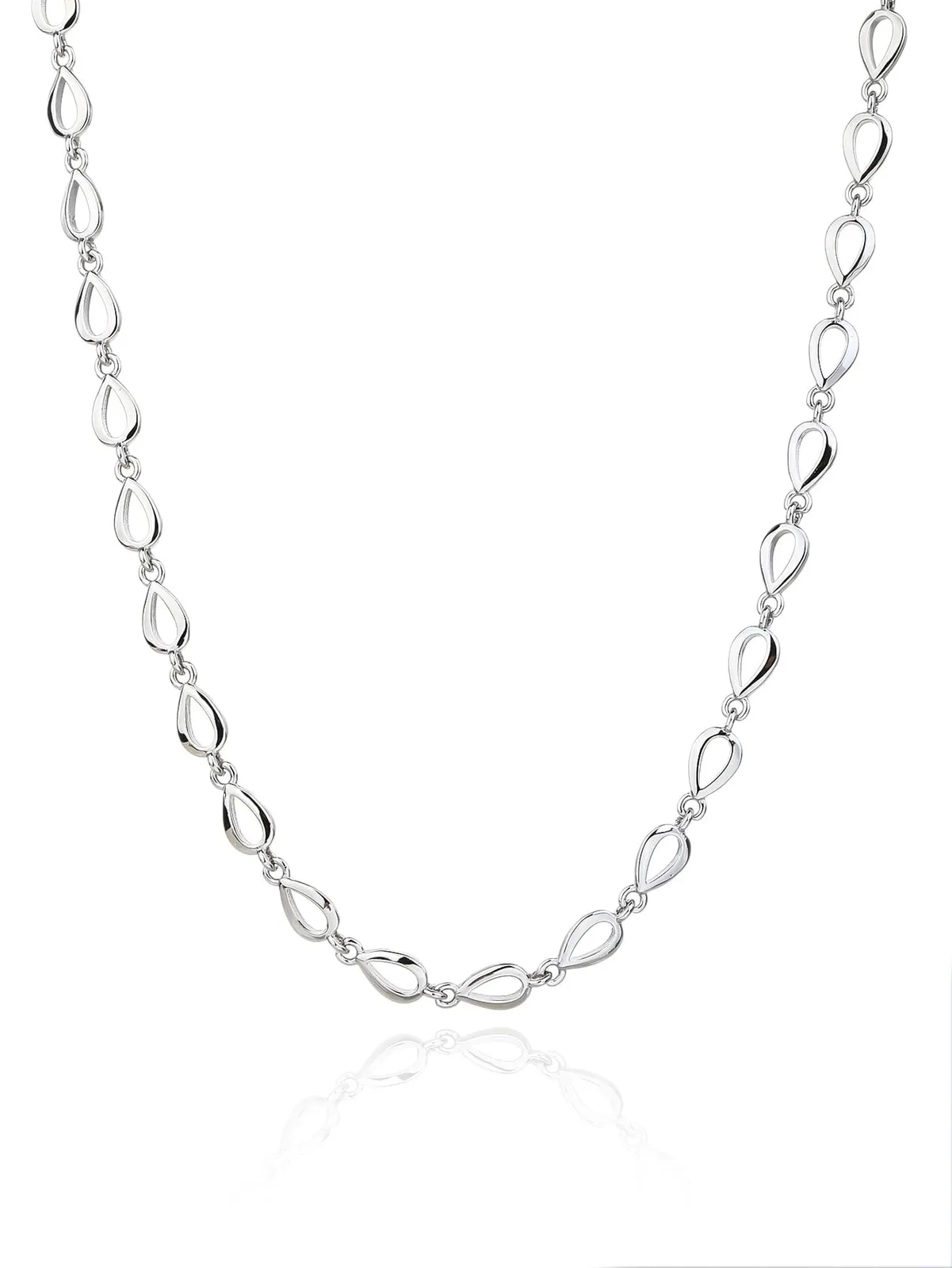 Halskette mit Tropfenmuster - 44,5+4 cm 1