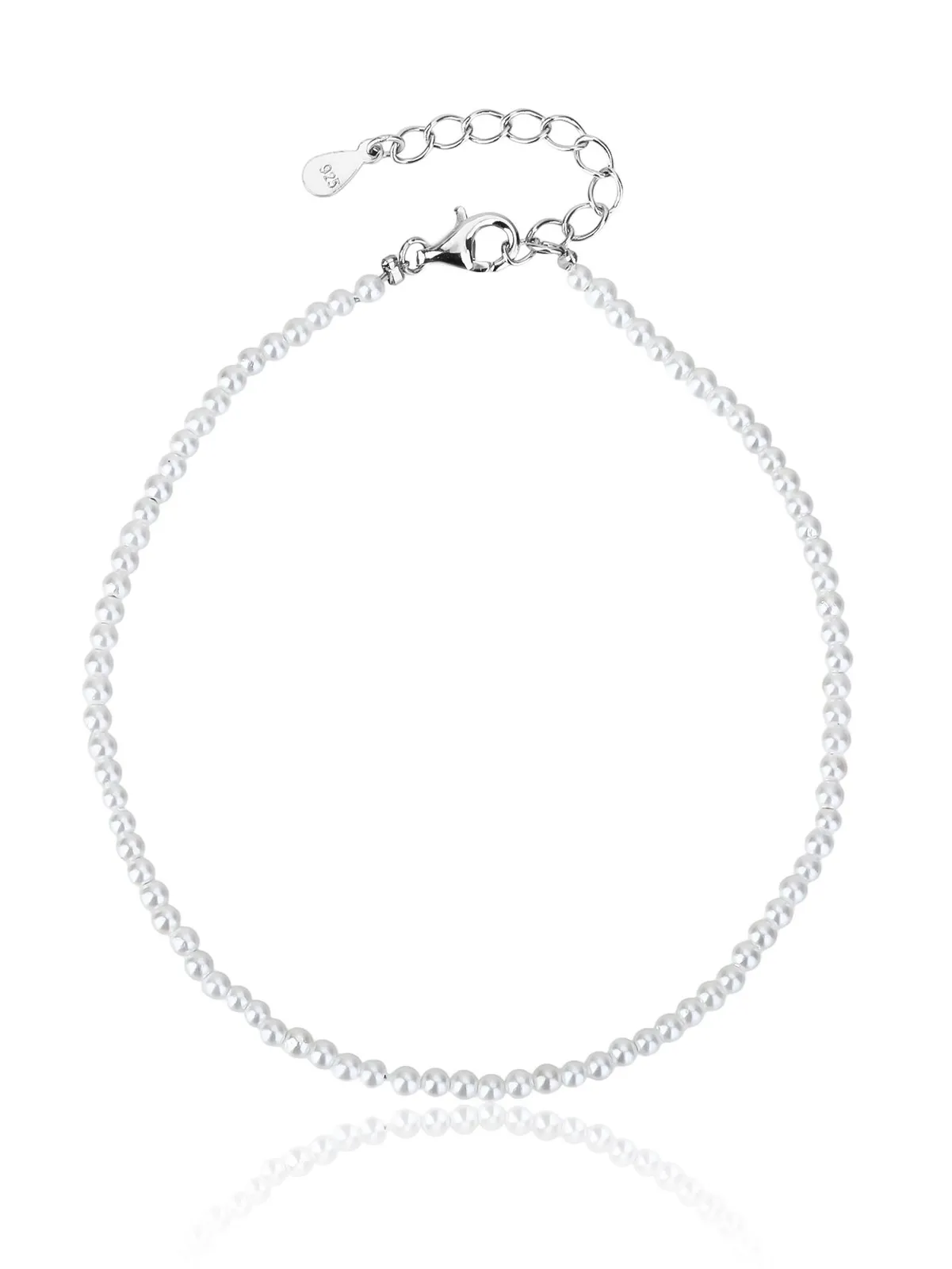 Muschelarmband von Shell, Rhodiumbeschichtetes Silber AG 925 (18 + 4 cm) 1