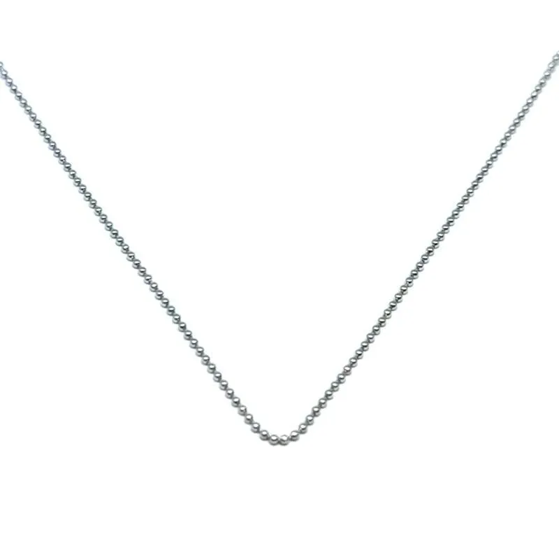 Silberne Beerenkette 40 cm 1